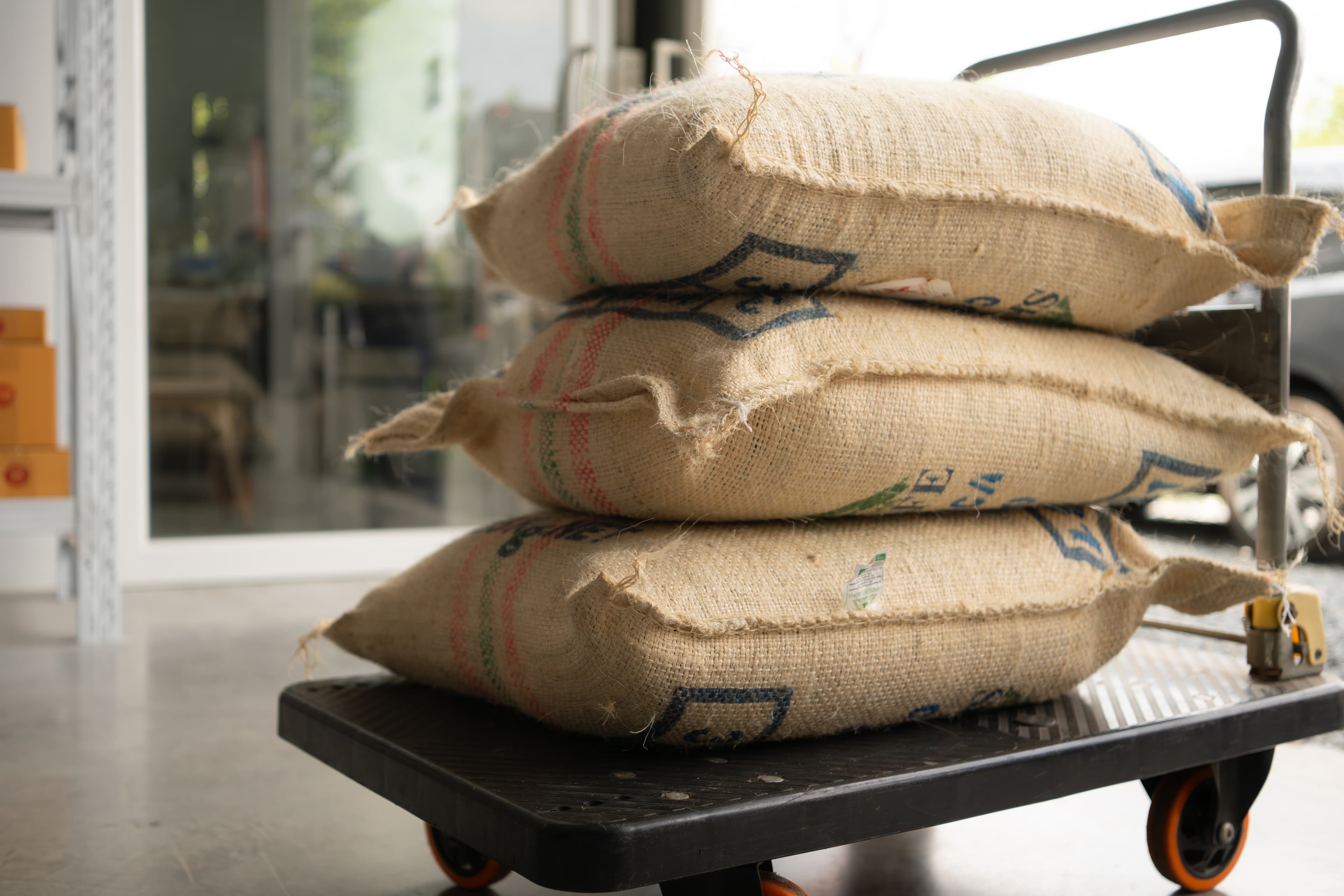 Sacs Binola d'export avec bandes bleues traditionnelles