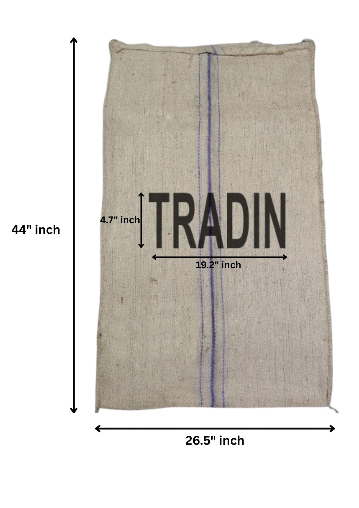 Sac en toile de jute alimentaire à impression personnalisée pour l'export cacao